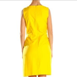 BRAND NEW WORN PLEATED FRONT SLEEVELESS WOMEN"S DRESS